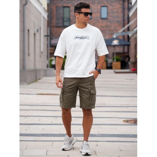Шорты Vintage Cargo 170 Olive Green | Admitted & Feeling фото 1