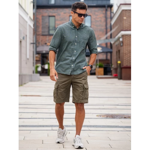 Шорты Vintage Cargo 170 Olive Green | Admitted & Feeling фото 4