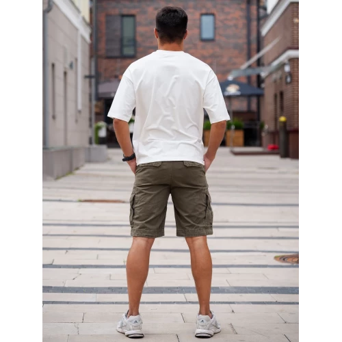 Шорты Vintage Cargo 170 Olive Green | Admitted & Feeling фото 5