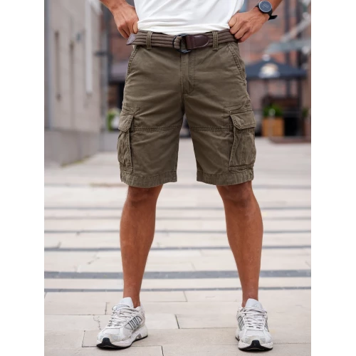 Шорты Vintage Cargo 170 Olive Green | Admitted & Feeling фото 6