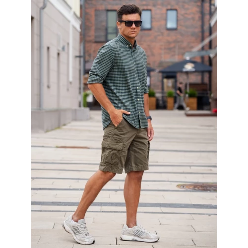 Шорты Vintage Cargo 170 Olive Green | Admitted & Feeling фото 7