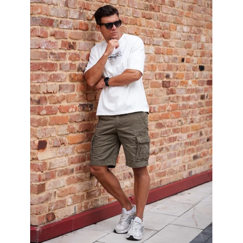 Шорты Vintage Cargo 170 Olive Green | Admitted & Feeling фото 9