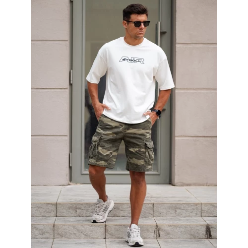 Шорты Vintage Cargo 170 Green Camo 233 | Admitted & Feeling фото 9