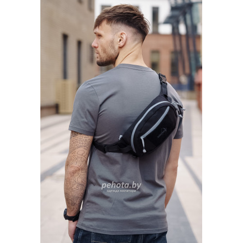 Поясная сумка Bandicoot Black/Shadow Grey | Army Stroll фото 2