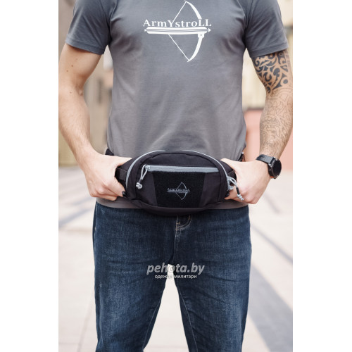 Поясная сумка Bandicoot Black/Shadow Grey | Army Stroll фото 3
