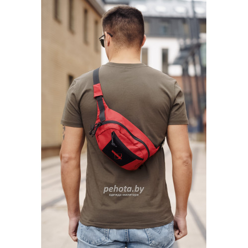 Поясная сумка Bandicoot Red Rock/Black | Army Stroll фото 2