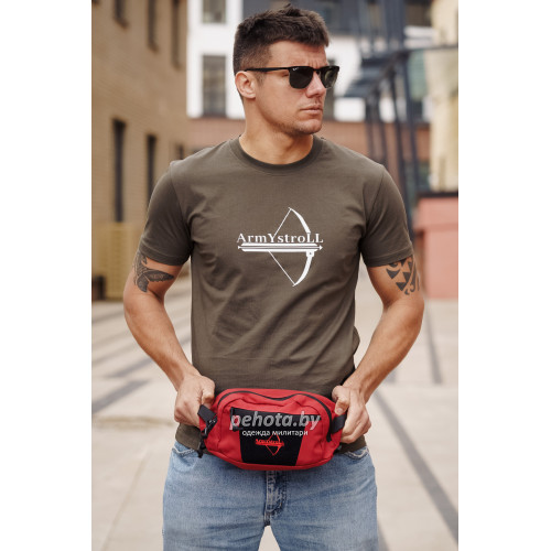 Поясная сумка Bandicoot Red Rock/Black | Army Stroll фото 3