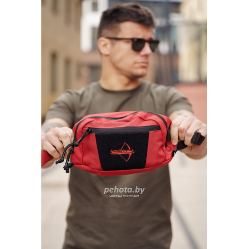 Поясная сумка Bandicoot Red Rock/Black | Army Stroll фото 4