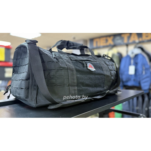 Сумка дорожная BL155 Laser Cut Black 45L | Lupu Gear фото 5