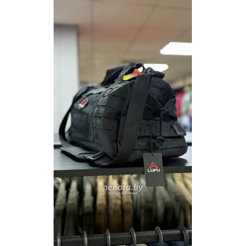 Сумка дорожная BL155 Laser Cut Black 45L | Lupu Gear фото 2