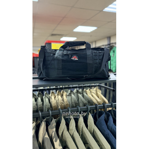 Сумка дорожная BL155 Laser Cut Black 45L | Lupu Gear фото 6