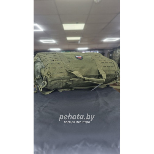 Сумка дорожная BL155 Laser Cut Olive 45L | Lupu Gear фото 7