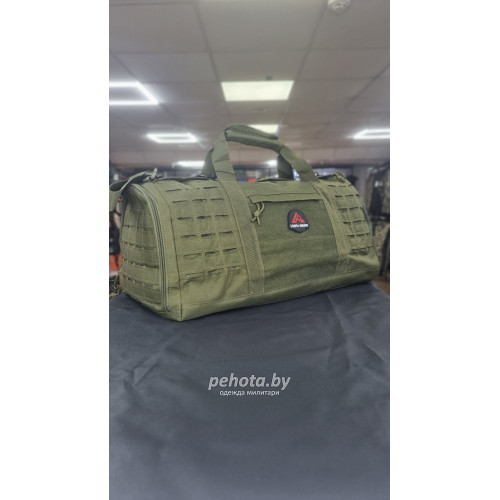Сумка дорожная BL155 Laser Cut Olive 45L | Lupu Gear фото 3