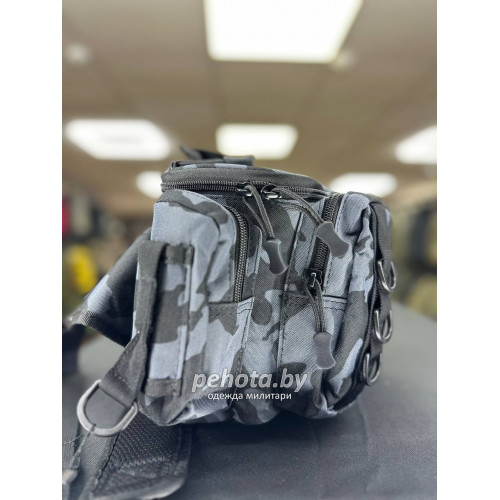 Сумка дорожная LP1451 Black Multicam 6L | Lupu Gear фото 4