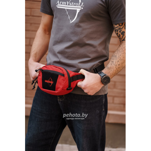 Поясная сумка Possum Red Rock/Black | Army Stroll фото 3