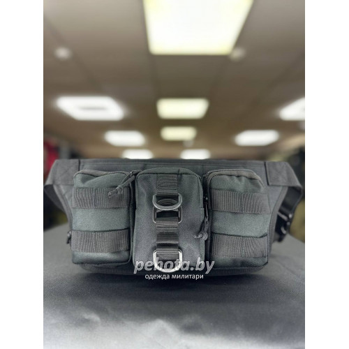 Сумка поясная BL025 3 подсумка 34x16x3см Black 2L | Lupu Gear фото 1