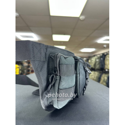 Сумка поясная BL025 3 подсумка 34x16x3см Black 2L | Lupu Gear фото 4