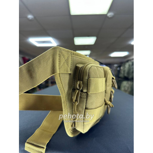 Сумка поясная BL025 3 подсумка 34x16x3см Coyote 2L | Lupu Gear фото 4