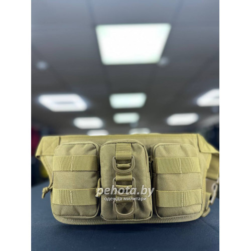 Сумка поясная BL025 3 подсумка 34x16x3см Coyote 2L | Lupu Gear фото 1