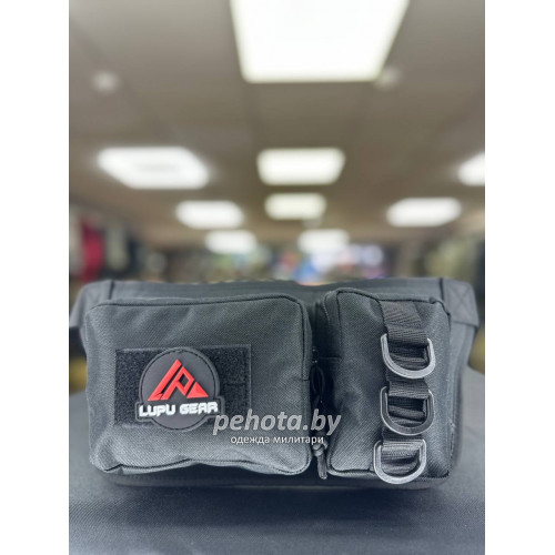 Сумка поясная BL026 2 подсумка 35x16x3см Black 2L | Lupu Gear фото 1