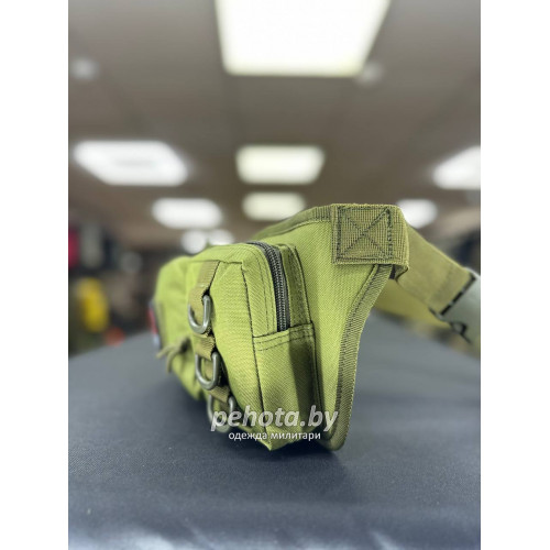 Сумка поясная BL026 2 подсумка 35x16x3см Olive 2L | Lupu Gear фото 2