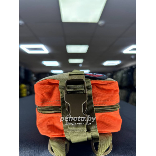 Подсумок медицинский тактический BL032 Orange/Coyote 2L | Lupu Gear фото 6