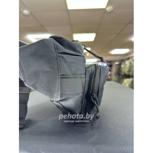 Сумка поясная BL059 1 подсумок Black 2L | Lupu Gear фото 4