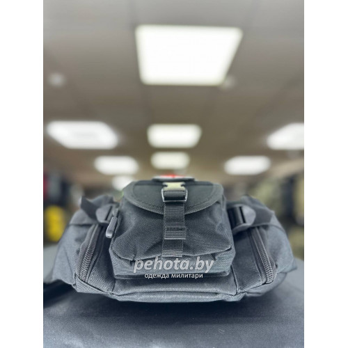 Сумка поясная HY1653 Black 3L | Lupu Gear фото 6