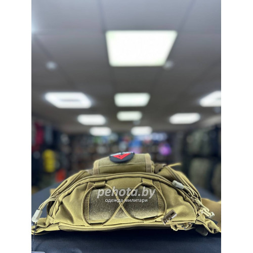 Сумка поясная HY1653 Coyote 3L | Lupu Gear фото 5