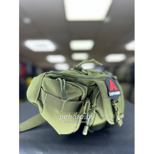 Сумка поясная HY1653 Green 3L | Lupu Gear фото 4