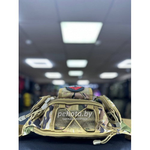 Сумка поясная HY1653 Multicam 3L | Lupu Gear фото 6