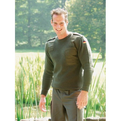 Свитер Бундесвер оригинал Олива новый фото 2