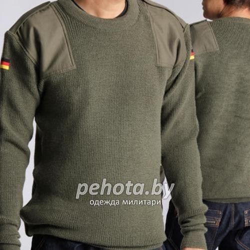 Свитер шерстянной Олива 54 р-р | Бундесвер фото 2