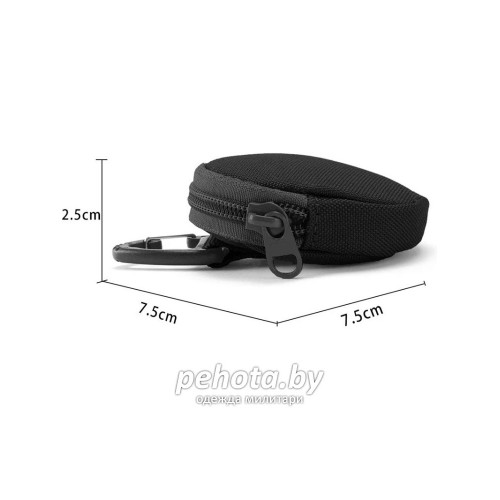 Тактический мини-подсумок на карабине black | Army Stroll фото 2