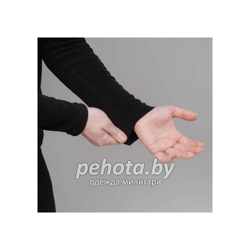 Термобелье PF-TU Flece Zip до -30 черный | Следопыт фото 6