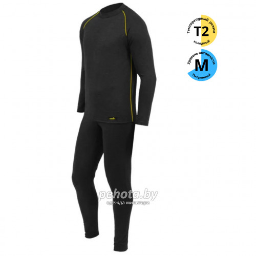 Термобелье SCANDIC CLASSIC COTTON Black | Norfin фото 1