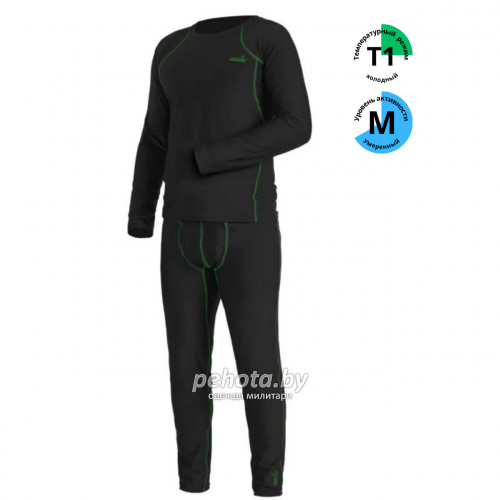 Термобелье Thermo Line 2 Black | Norfin фото 1