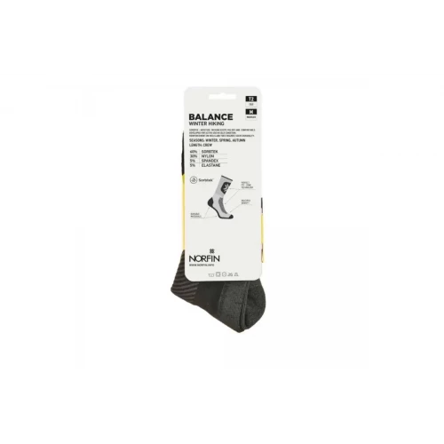 Термоноски Balance winter Hiking Crew T2M Black | Norfin фото 4