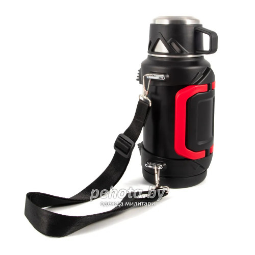 Термос DAKAR 1.5 л со складными ручками черный PF-TM-27 | Следопыт фото 6