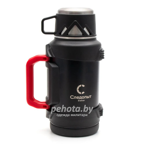 Термос DAKAR 1.5 л со складными ручками черный PF-TM-27 | Следопыт фото 3