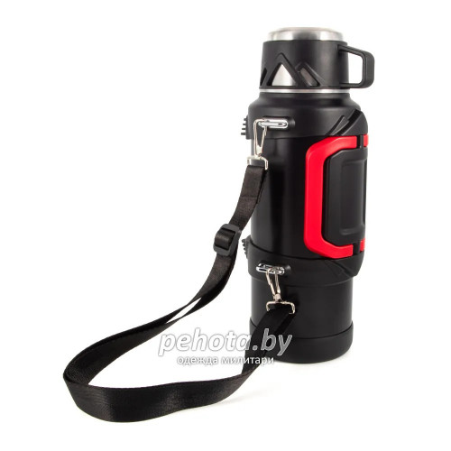 Термос DAKAR 1,9 л со складными ручками черный PF-TM-28 | Следопыт фото 7