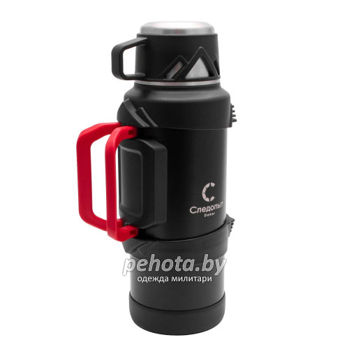 Термос DAKAR 1,9 л со складными ручками черный PF-TM-28 | Следопыт фото 3