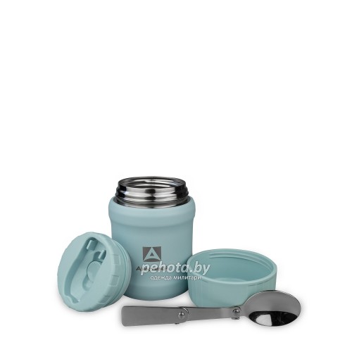 Термос для еды с ложкой 500мл 311-500 Голубой | Арктика фото 2