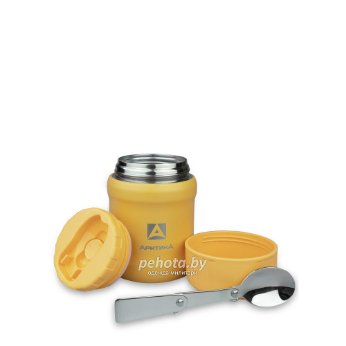 Термос для еды с ложкой 500мл 311-500 Жёлтый | Арктика фото 2