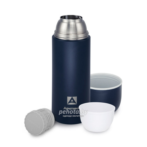 Термос для напитков 1000мл 105-1000 синий | Арктика фото 2