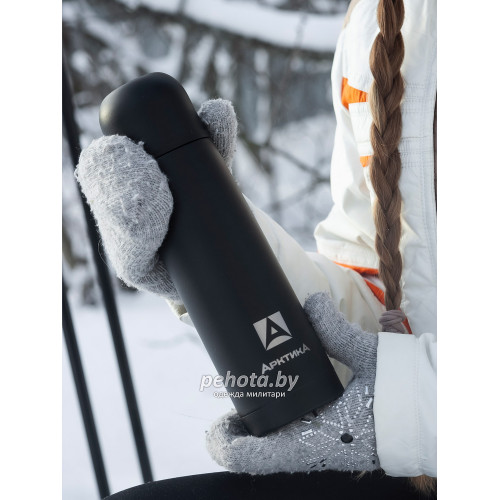 Термос для напитков 500мл 102-500 Черный песок | Арктика фото 5