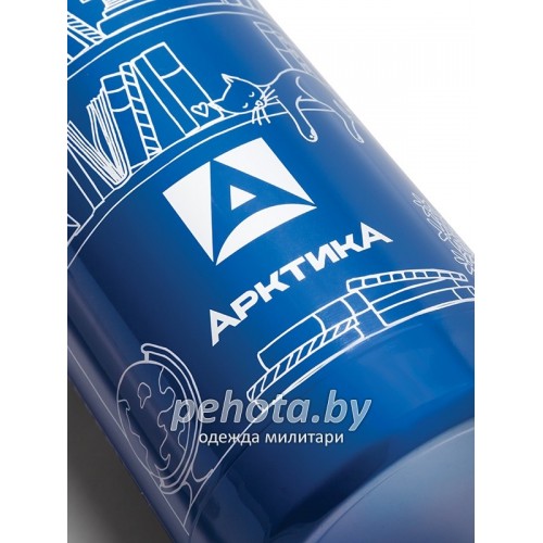 Термос кружка 500мл 412-500 Бело/синий | Арктика фото 2