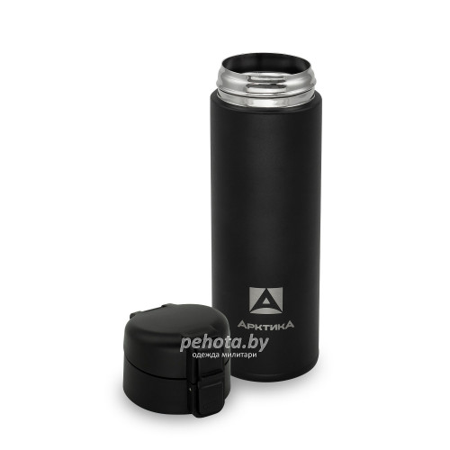 Термос Питьевой 470 мл 703-470 Текстурный черный | Арктика фото 2
