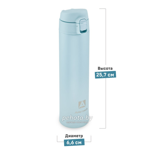 Термос Питьевой 520 мл 701-520 Текстурный голубой | Арктика фото 3