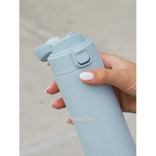 Термос Питьевой 520 мл 701-520 Текстурный голубой | Арктика фото 8